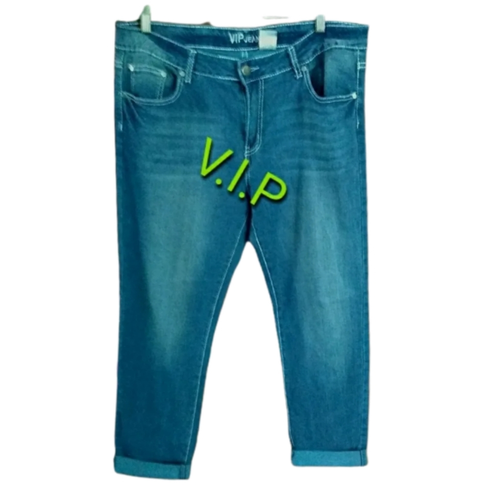 V. I. P. FADDED BOY FRIEND JEANS